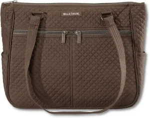 Bella Taylor Everyday Tote | Lightweight Quilted Fabric Handbags for Women
