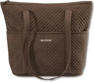 Bella Taylor Stride Tote | Lightweight Quilted Fabric Handbags for Women