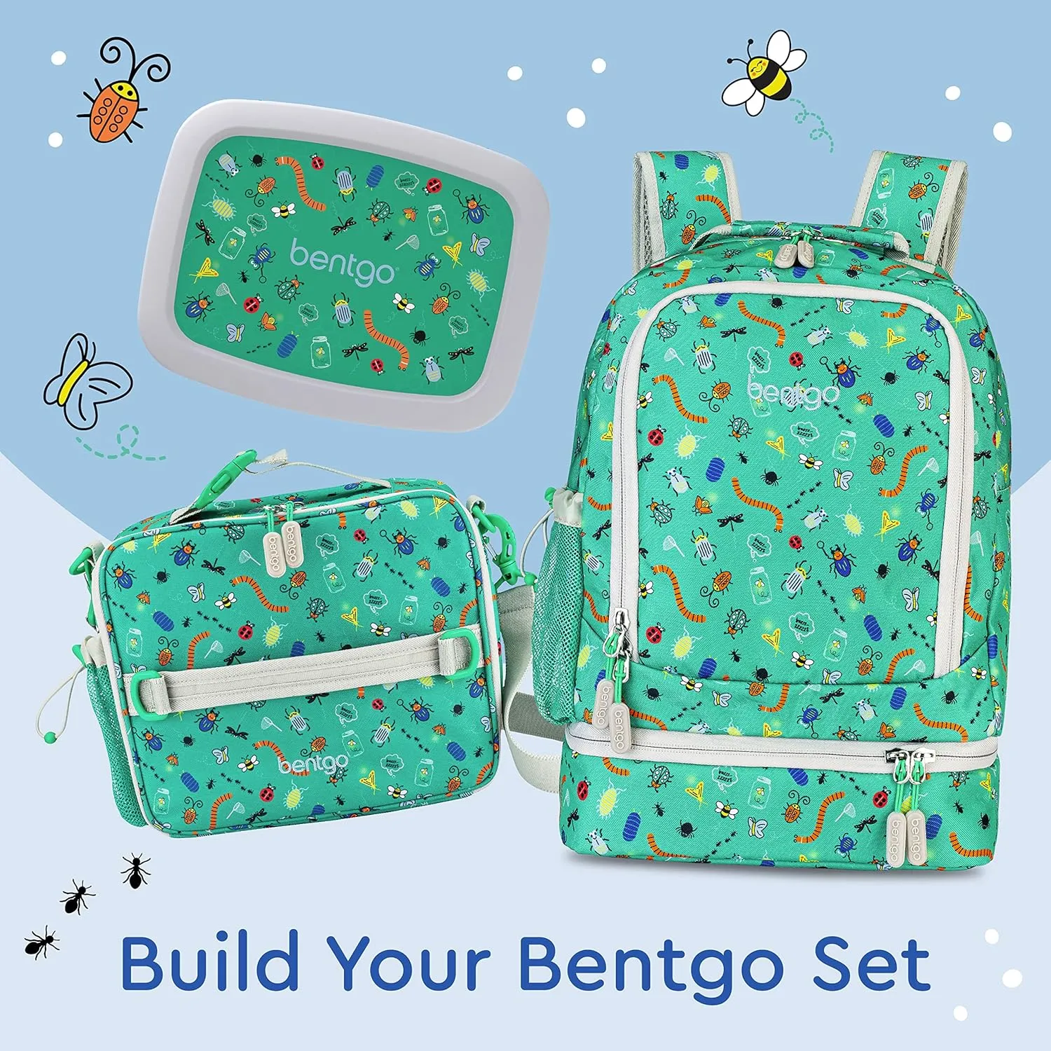 Bentgo Kids Prints 2-in-1 Backpack & Insulated Lunch Bag