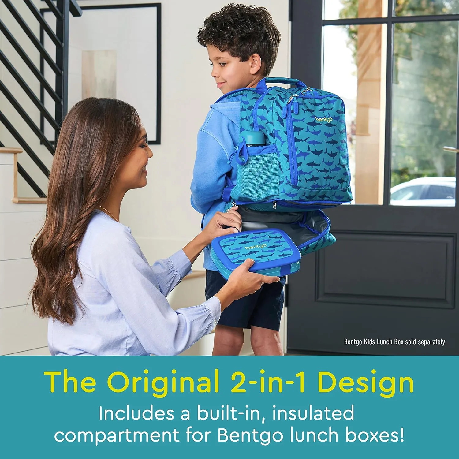Bentgo Kids Prints 2-in-1 Backpack & Insulated Lunch Bag