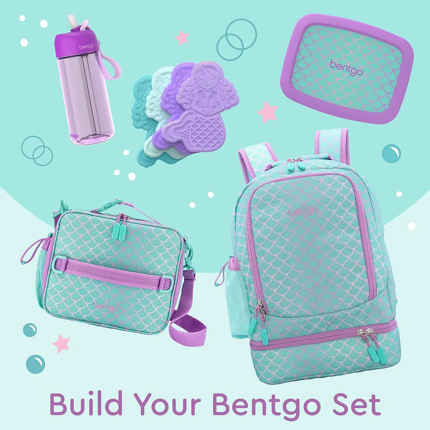Bentgo Kids Prints 2-in-1 Backpack & Insulated Lunch Bag