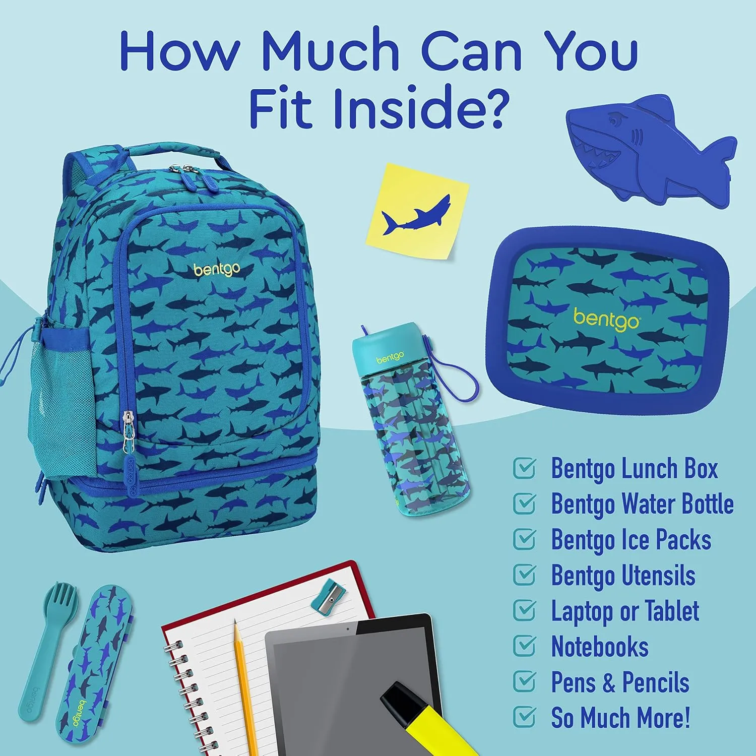 Bentgo Kids Prints 2-in-1 Backpack & Insulated Lunch Bag