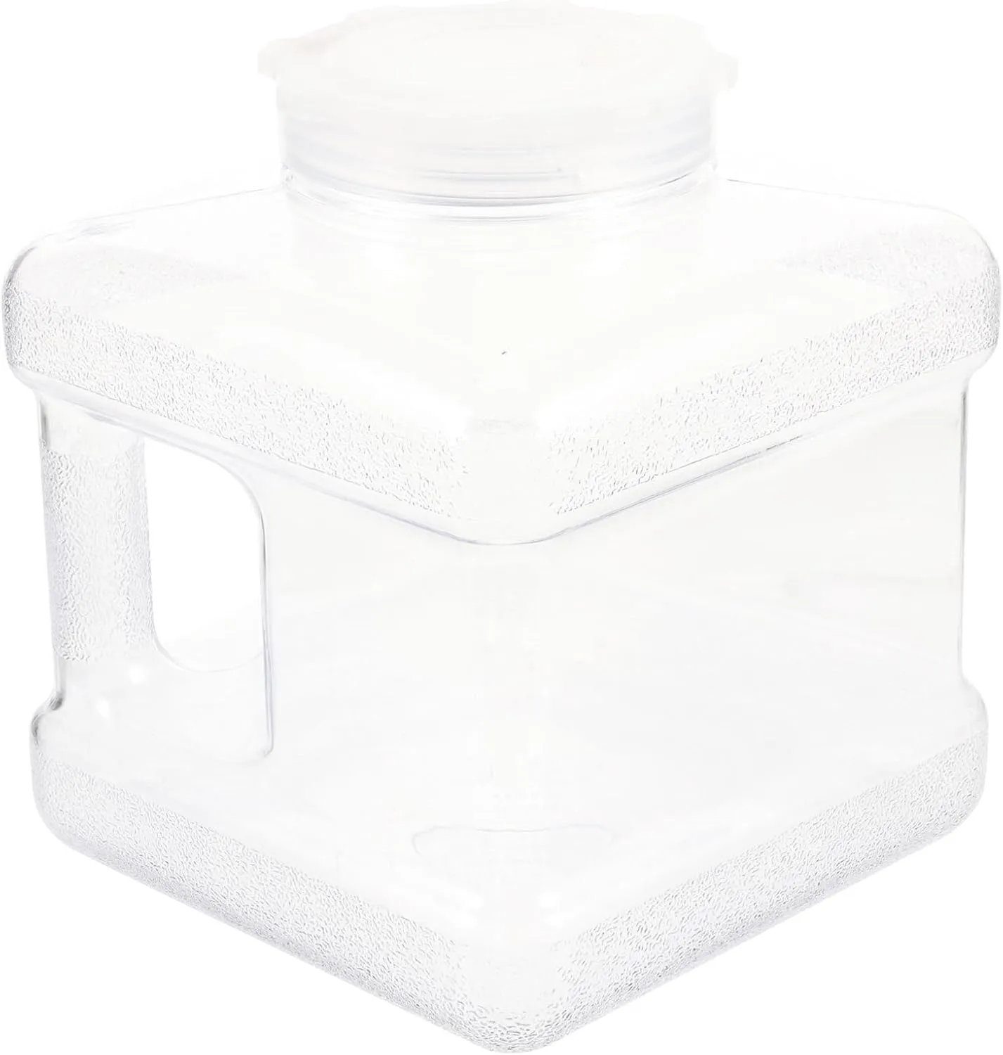BESPORTBLE Large Capacity Water Bottle with Handle Portable Water Container for Camping Outdoor Home Office Impact-resistant Mineral Jug for Hydration Travel