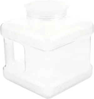 BESPORTBLE Large Capacity Water Bottle with Handle Portable Water Container for Camping Outdoor Home Office Impact-resistant Mineral Jug for Hydration Travel