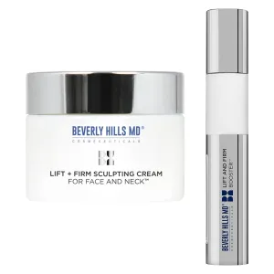 Beverly Hills MD Lift & Firm Duo - Improve Appearance Aging Skin on the Face and Neck - Hydrate, Plump, Firm, Tone & Lift