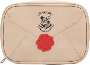 Bioworld Harry Potter Hogwarts Letter Cosmetic And Toiletries Bag
