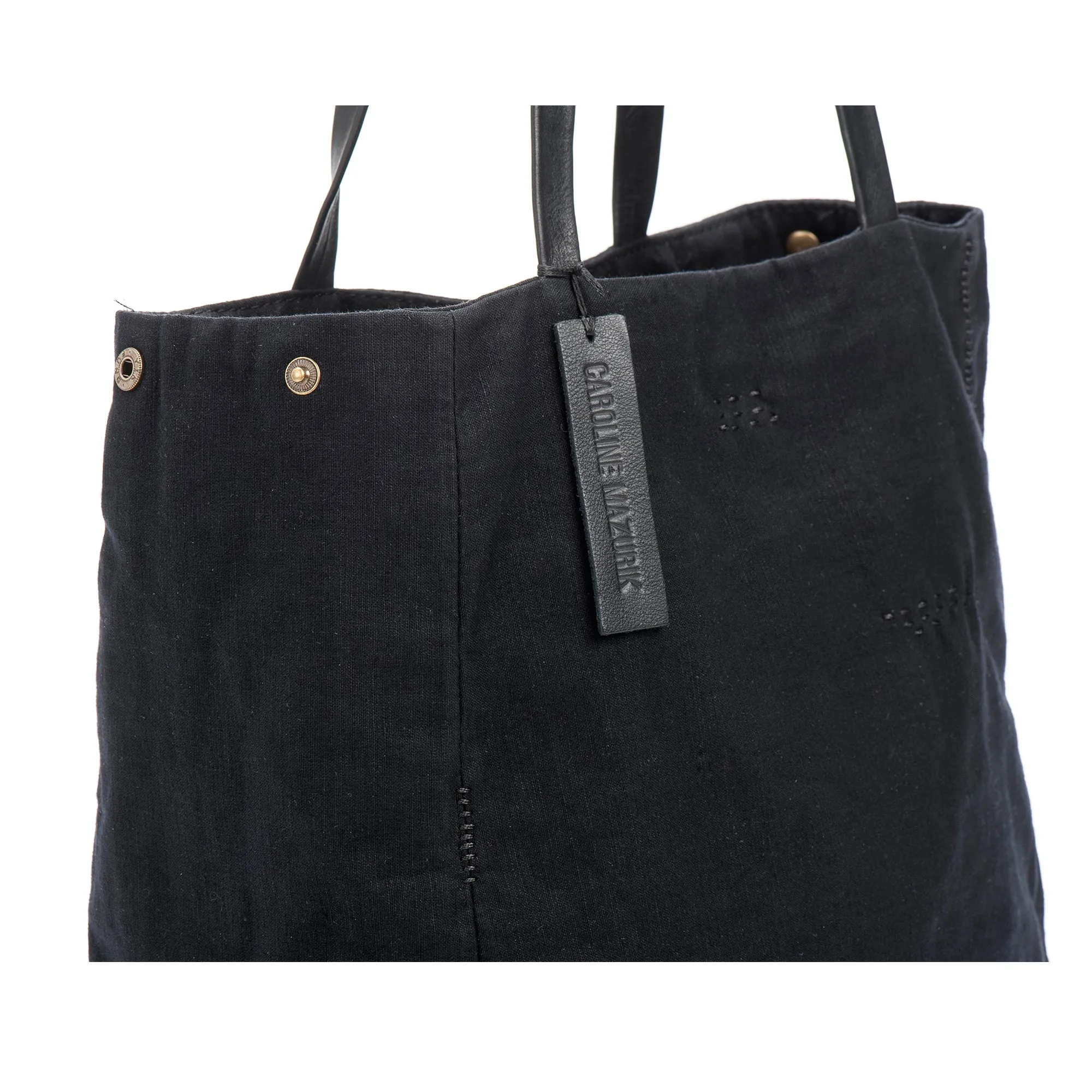 Black Cotton Tote Bag