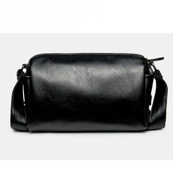 Black Crossbody Leather Bag