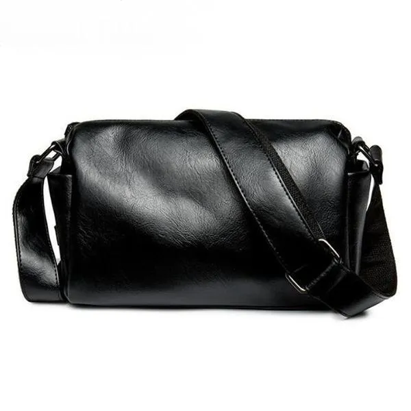 Black Crossbody Leather Bag