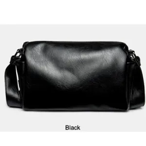 Black Crossbody Leather Bag
