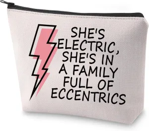 BLUPARK Song Lyrics Inspired Makeup Bag Music Lover Gift Family Full Of Eccentrics Cosmetic Bag Rock Music Gift (Family Full Of Eccentrics)
