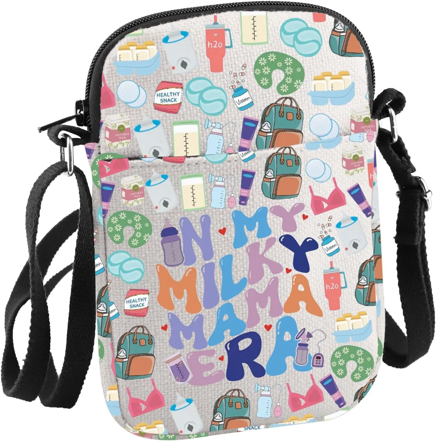 Breastfeeding Mom Gift In My Milky Mama Era Crossbody Bag Breastfed Baby Mom Gift For Women