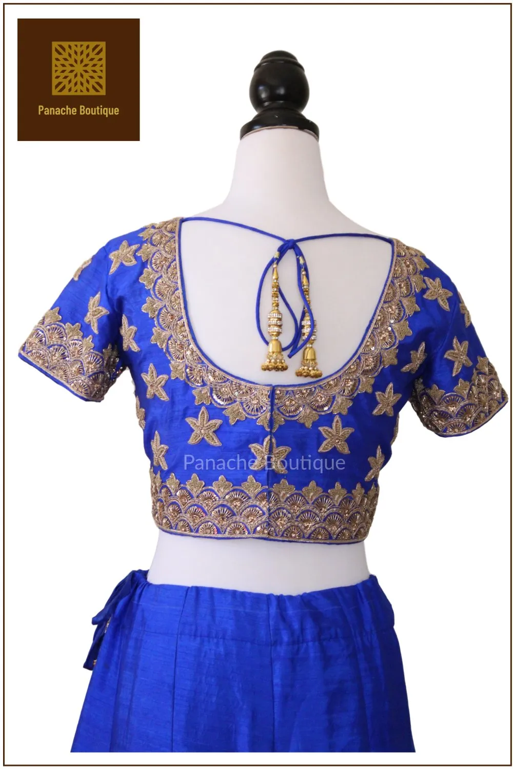 Bright Blue Colour Wedding Lehenga