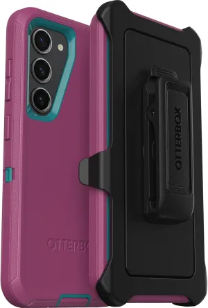 Bundle of OtterBox DEFENDER Series Screenless case Galaxy S23 - CANYON SUN   ALPHA FLEX Screen Protector