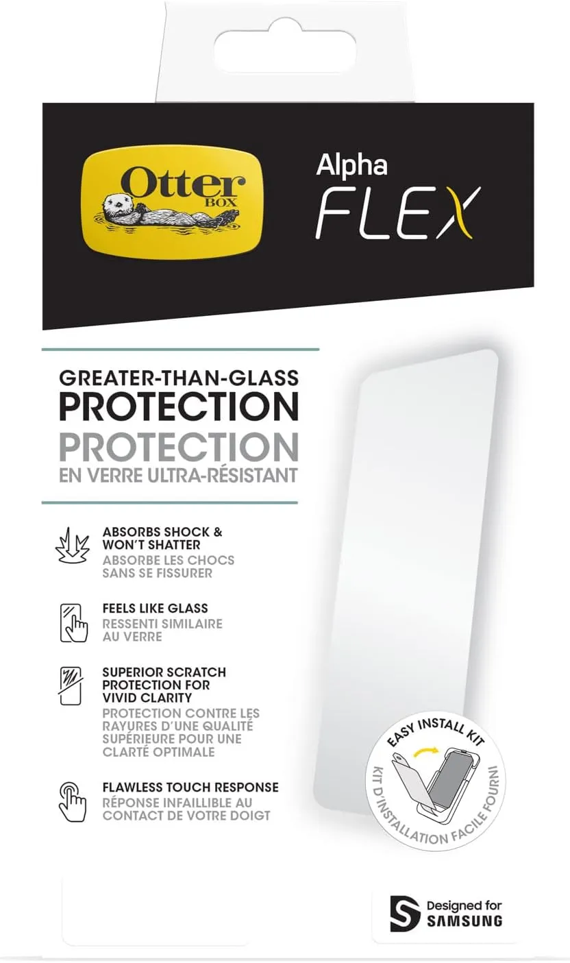 Bundle of OtterBox DEFENDER Series Screenless case Galaxy S23 - CANYON SUN   ALPHA FLEX Screen Protector
