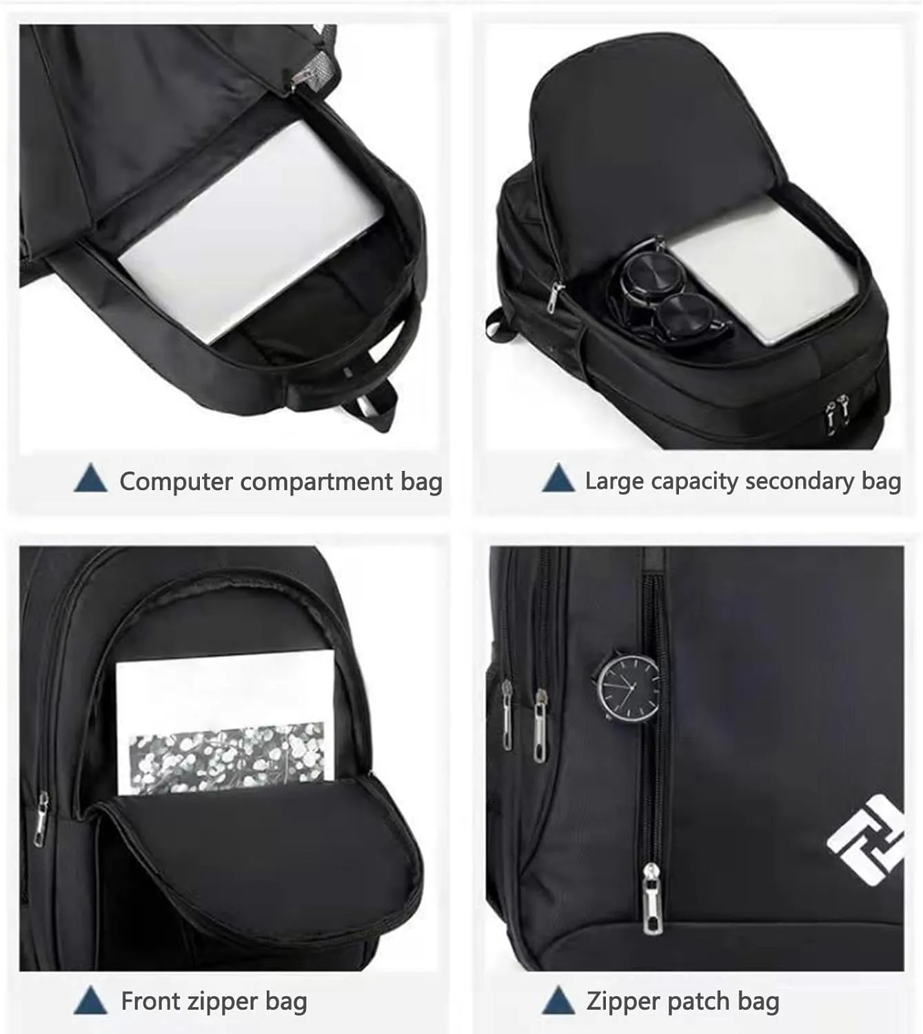 Business Travel Laptop Backpack College Bag Outdoor Rucksack For Men And Student School Computer Bag (Blue, One Size)