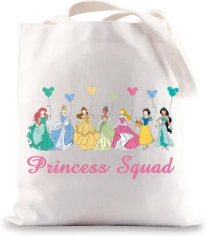 BWWKTOP Princess Squad Cosmetic Makeup Bag Princess Group Gifts Zipper Pouch Bag Princess Merchandise (Princess Squad TG)