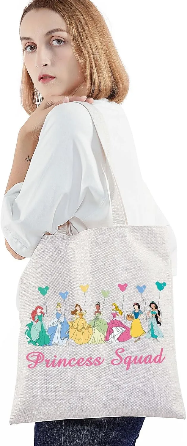 BWWKTOP Princess Squad Cosmetic Makeup Bag Princess Group Gifts Zipper Pouch Bag Princess Merchandise (Princess Squad TG)