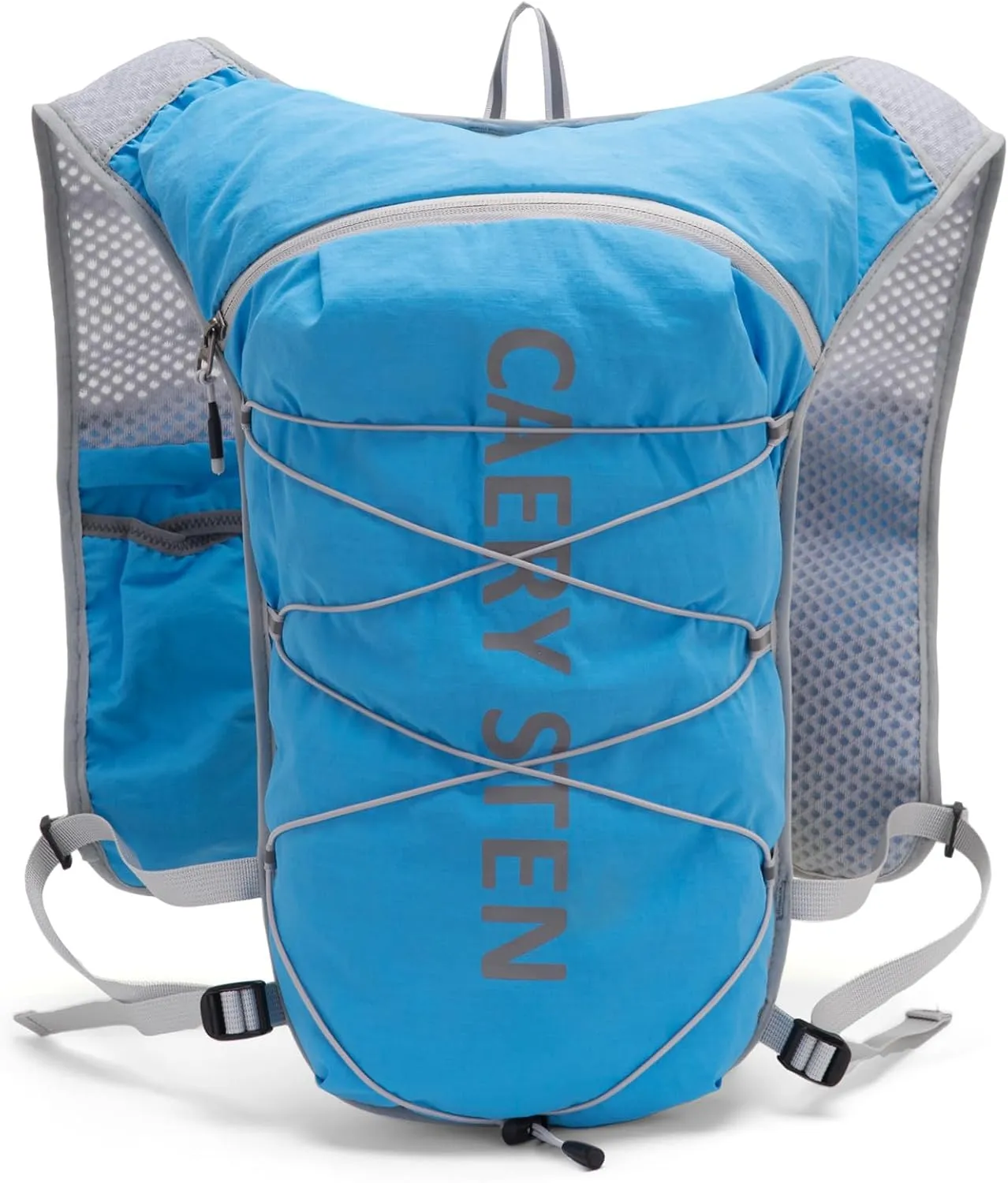 CAERY STEN Hydrated Backpack, Running Vest, paired with a 1.5L Water Bag Hiking Backpack, Suitable for Running, Hiking, Marathon, and Both Men and Women