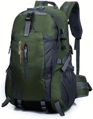 Camping backpack Large Capacity Outdoor Backpack For Mountaineering Hiking Camping Adventuring, Casual Sports Rucksack, Waterproof Nylon Multi-functional Large Capacity Backpack