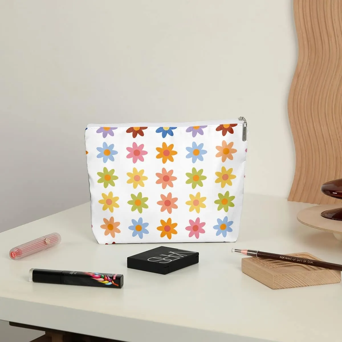 Camping Tote Bag Makeup Bag Camper Accessories for Travel Trailers and RVs
