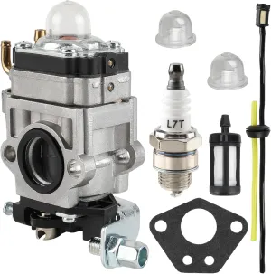 Carburetor Motorcycle 15mm Universal 43cc 47cc 49c 50cc 2-Stroke Engine for Scooter Dirt Mini Pocket Bike Replace for Go-Ped for Echo for BladeZ Engine Carb