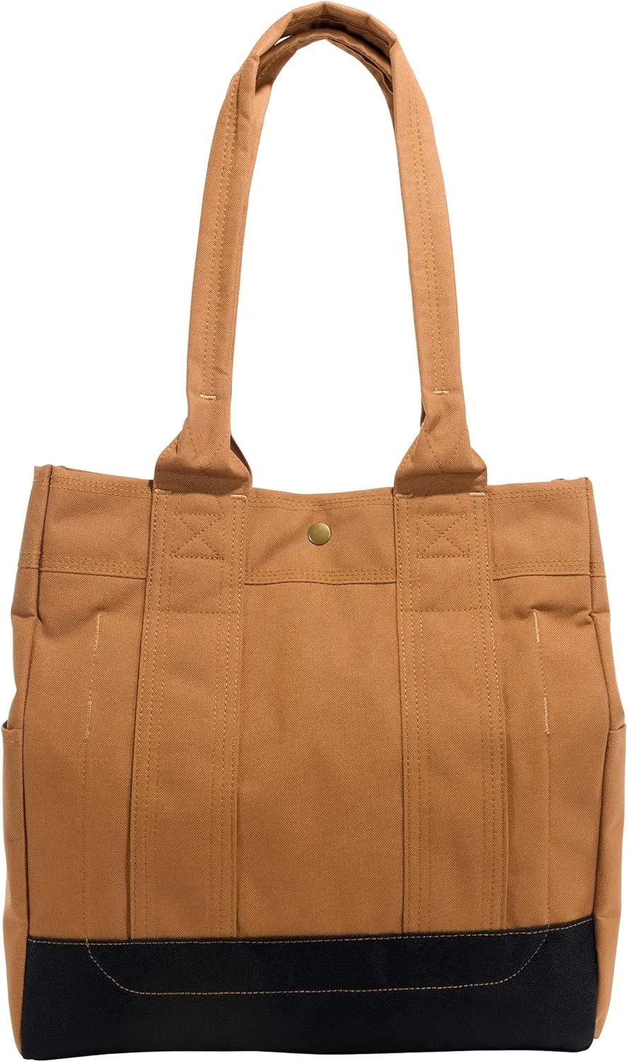 Carhartt Vertical, Durable Water Resistant Tote Bag with Snap Closure