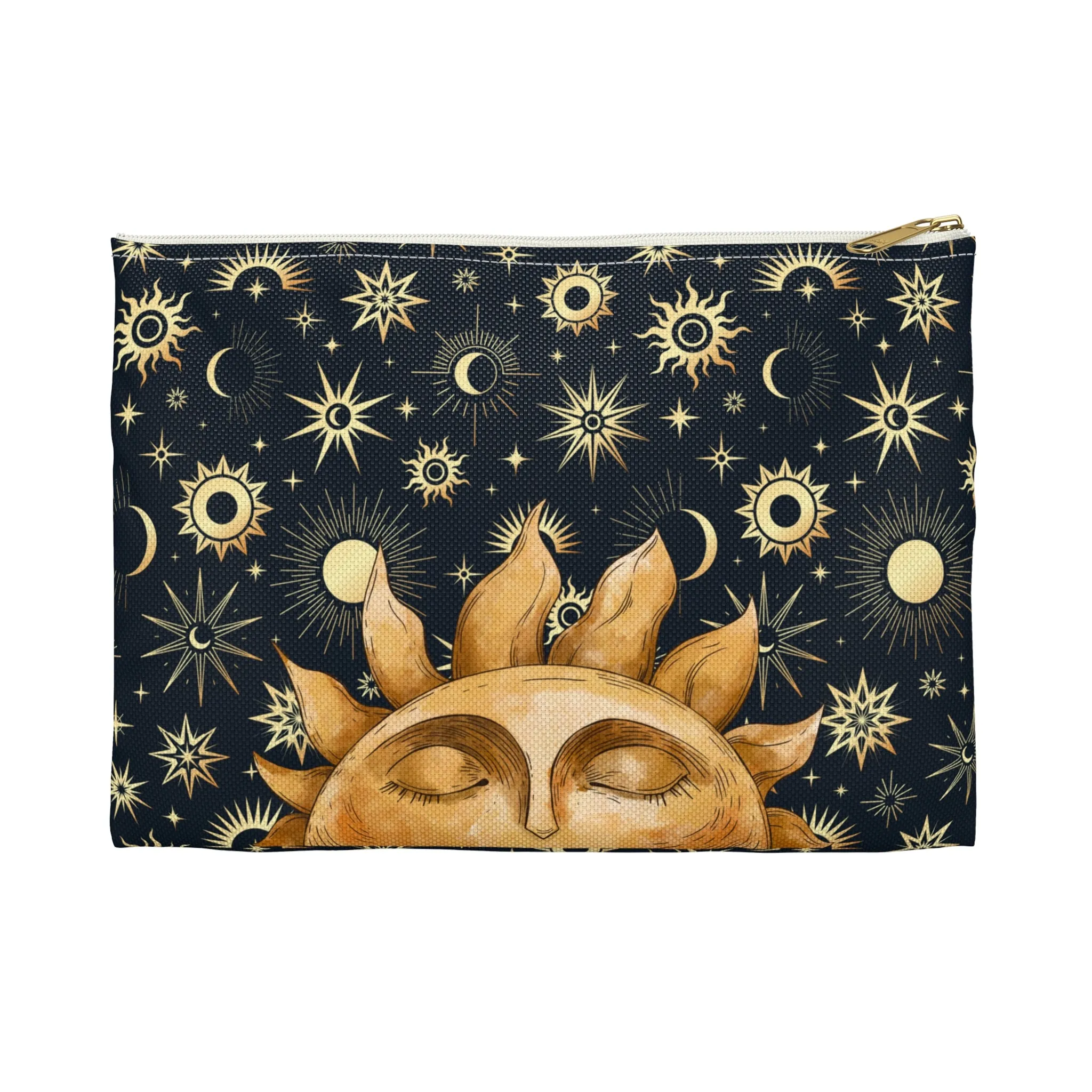 Celestial Pouch. Zipper Accessories Travel Documents Pouch pencil case, cosmetic and travel bags