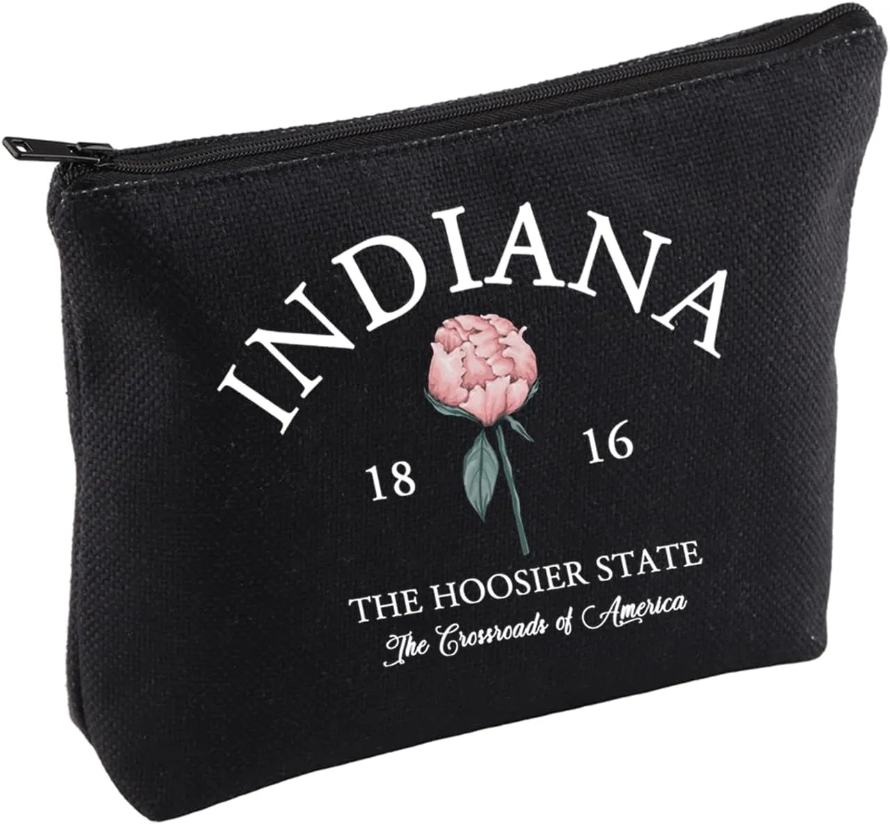 CENWA Indiana Gift Indiana Vacation Gift State of Indiana Cosmetic Bag Indiana Nature Gift Travel Pouch Bag (Indiana B)