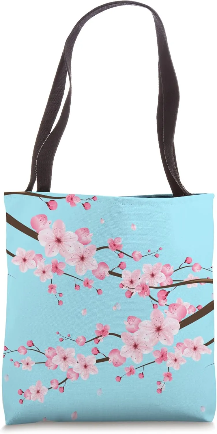 Cherry Blossoms Sakura Tote Bag