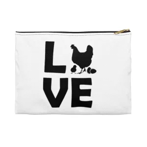 Chicken Love Accessory Pouch