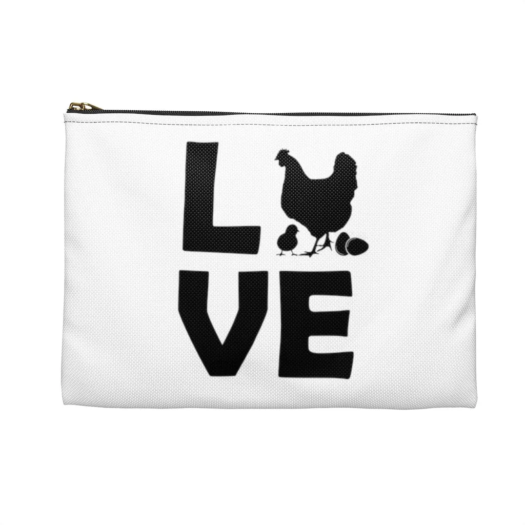 Chicken Love Accessory Pouch