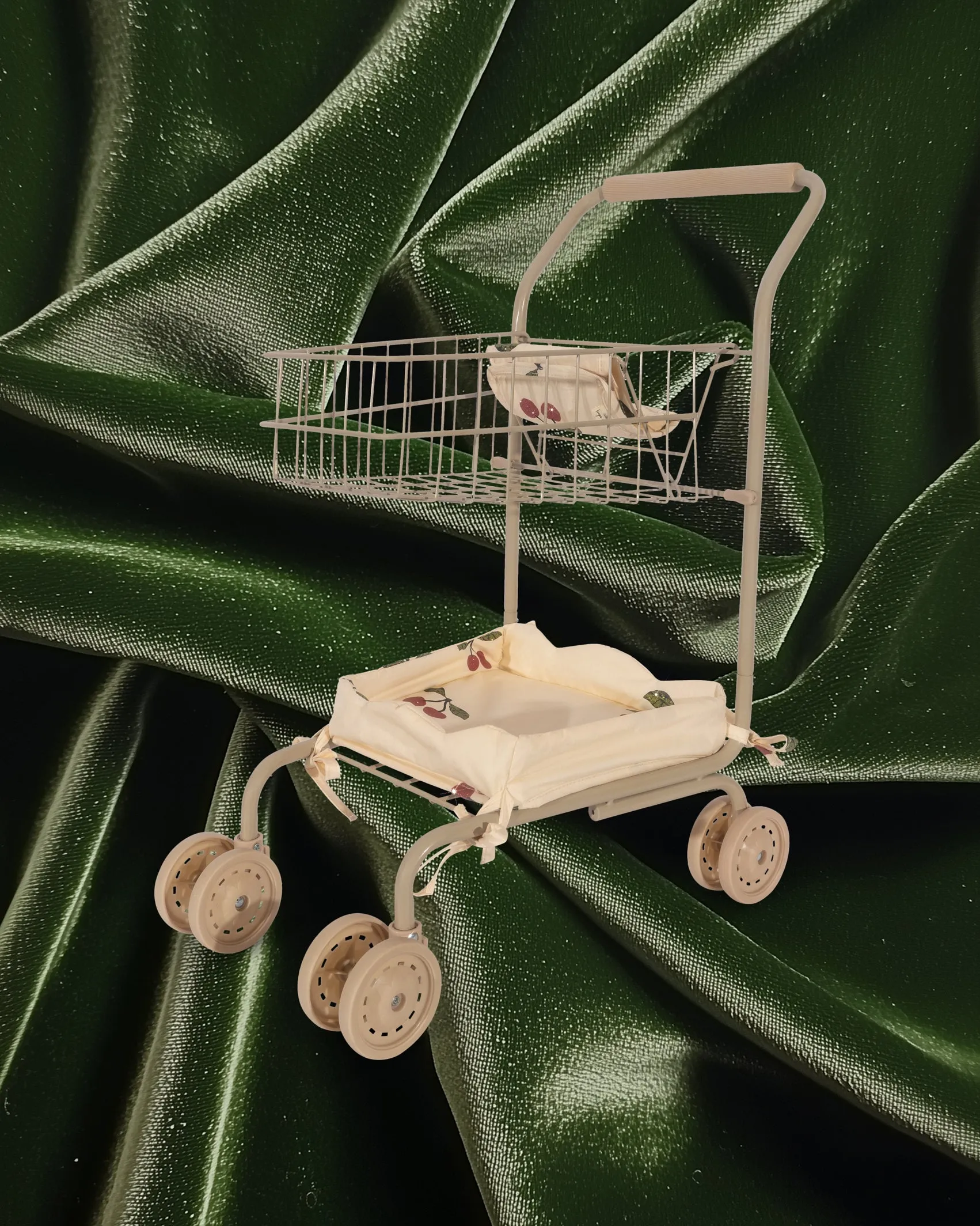 Children's shopping cart Ma Grande Cerise Glitter