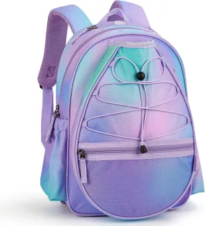 Choco Mocha Kids Tennis Bag, Kids Tennis Backpack Racket Bag, junior tennis bag 16 Inch