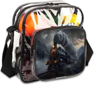 Clear Crossbody Purse Bag Clear Messenger Shoulder Bags See Through Transparent Purse