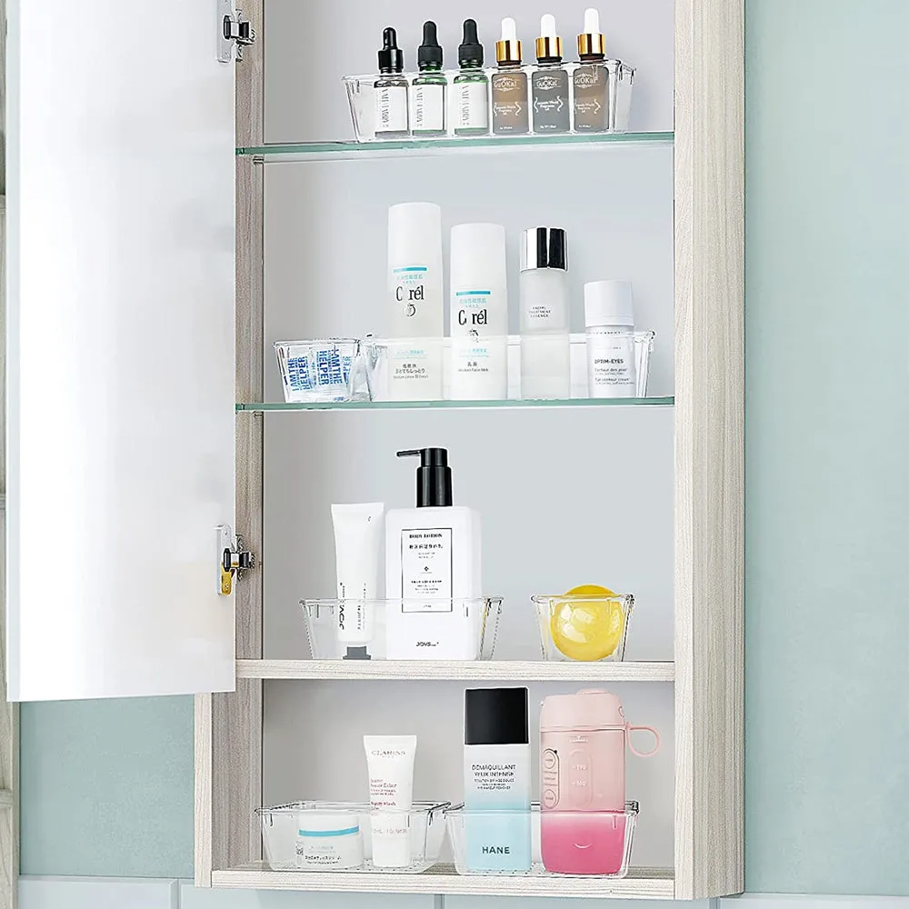 Clear Plastic Drawer Organiser Set (Set of 16)