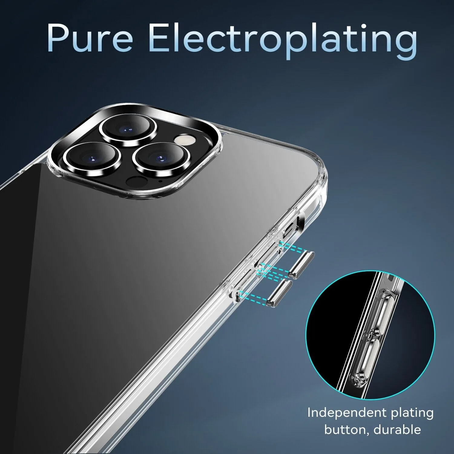 Clear Shockproof Phone Case With Kickstand