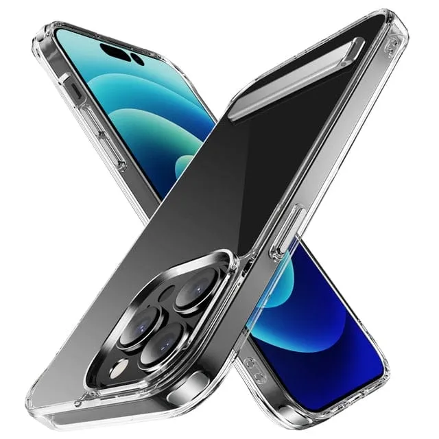 Clear Shockproof Phone Case With Kickstand