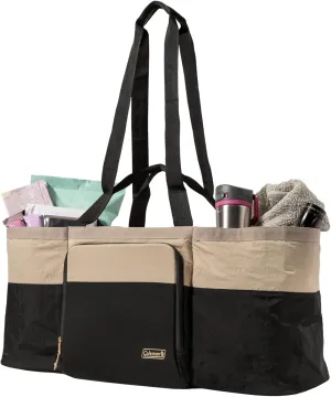 Coleman Now Backpack/Tote Bag Cooler, 20/24 Can Cooler with Leak-Proof Liner & Large Pocket Compartments, Made from 100% Recycled Fabric, Great for Moms, Weekends, Travel, Picnic, Beach, & More