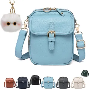 Collaboraten1 Crossbody Leather Bag, 𝖴𝗋𝗏𝖺𝗌𝗁𝗂 Crossbody Leather Bag, Retro Double-Layer Large Capacity