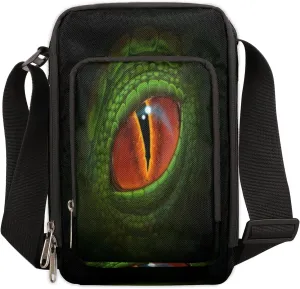Cool Alligator Crocodile Cross Body Bags Trendy Cross Body Cell Phone Purse Wallet Shoulder Bag Small Travel Crossbody Bag with Adjustable Strap for Women and Men