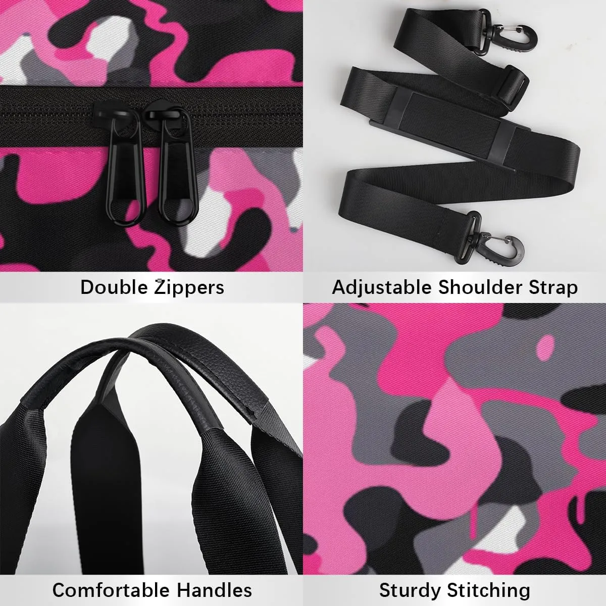 Cool Camo Custom Duffel Bags Weekender Bags Custom Sport Duffel Bag Carry on Overnight Weekender Bag