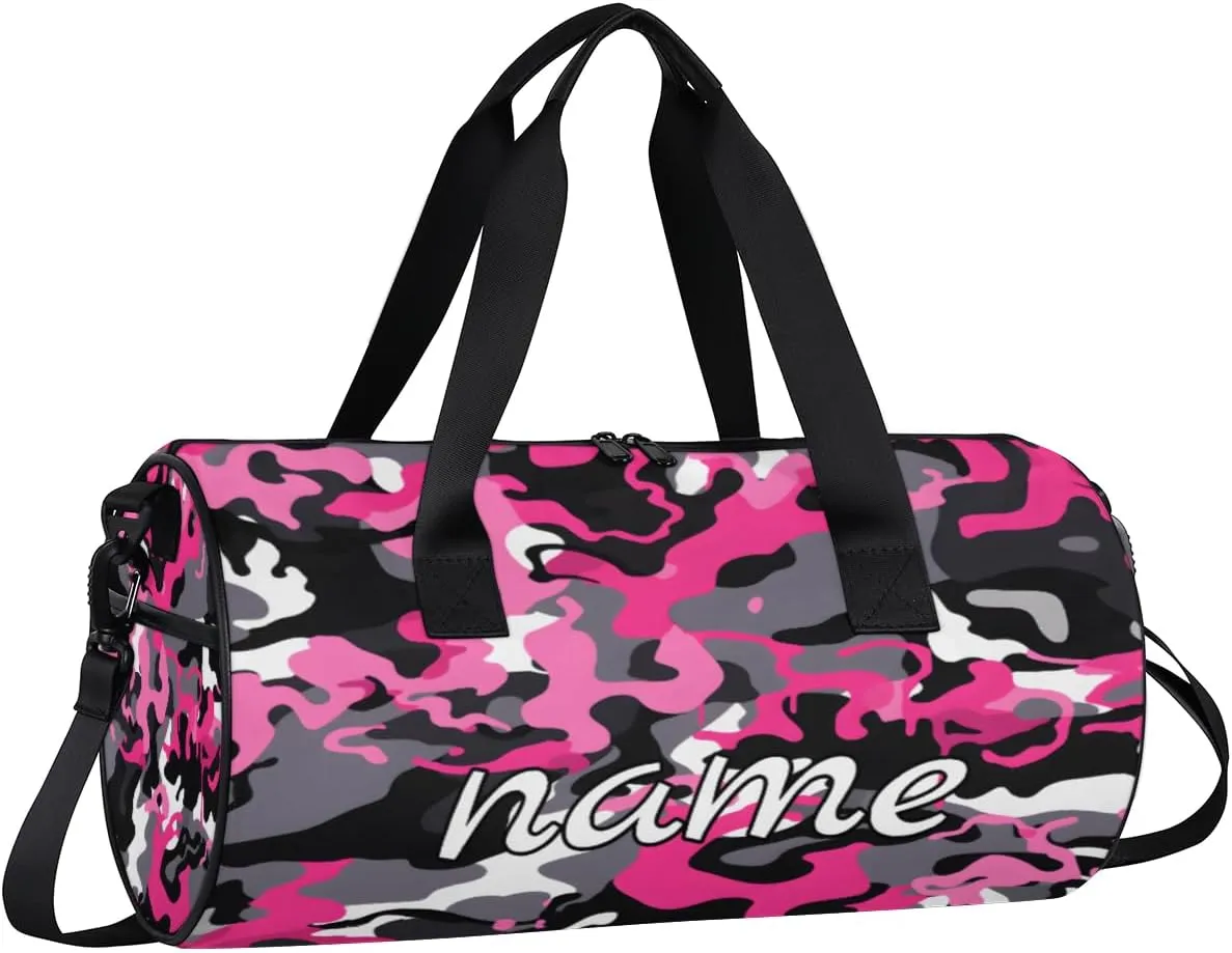 Cool Camo Custom Duffel Bags Weekender Bags Custom Sport Duffel Bag Carry on Overnight Weekender Bag
