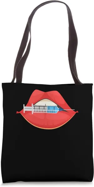 Cosmetic Plastic Surgery Lips Botox Plastic Surgeons Doctor Tote Bag