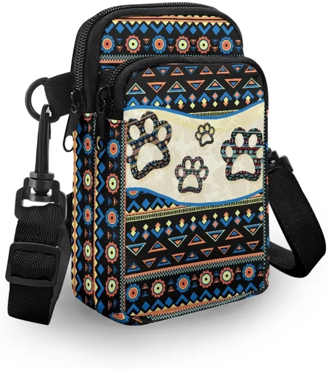Crossbody Bags Messenger Bags Waist Bags Mini Shoulder Bags for Women and Men Removable Shoulder Strap Zipper Bags
