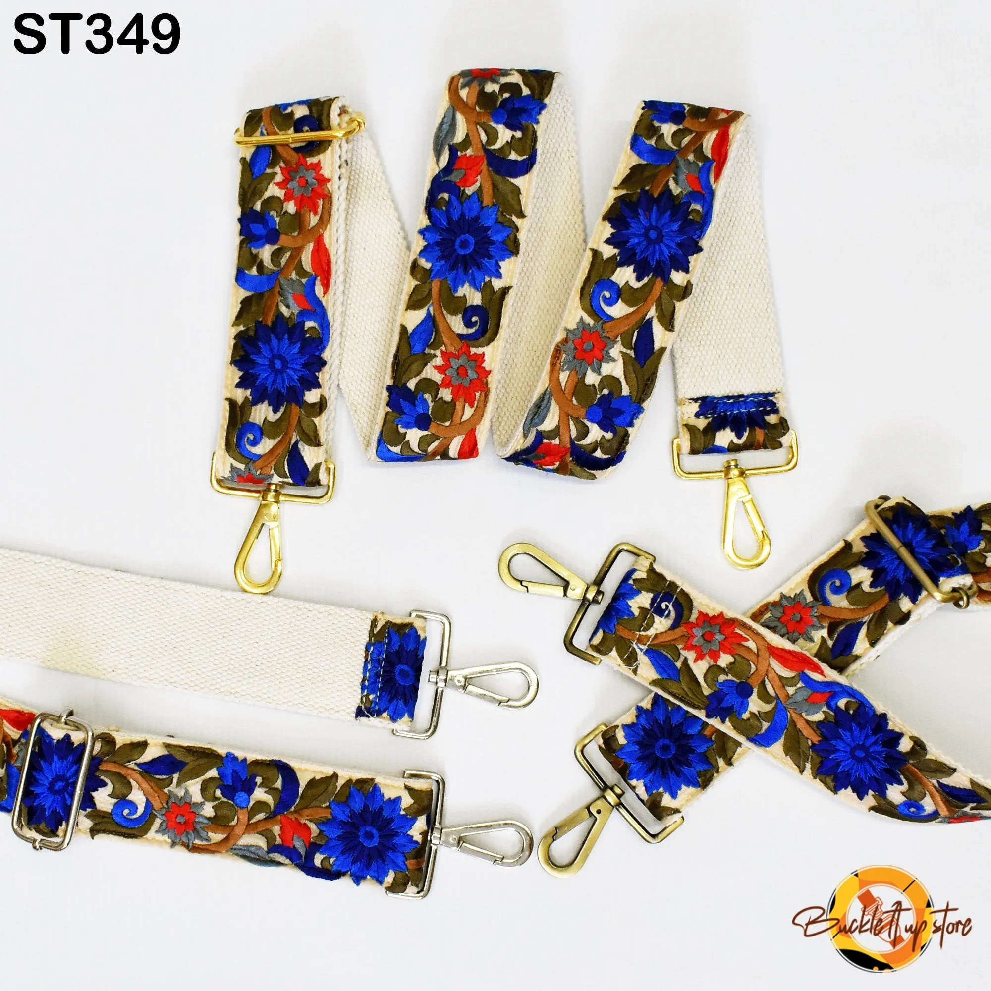 Crossbody Strap for Purses Handbag Embroidered Purse Strap Boho Bag Strap Floral Embroidery Replacement Strap Boho Guitar Strap Gift for her