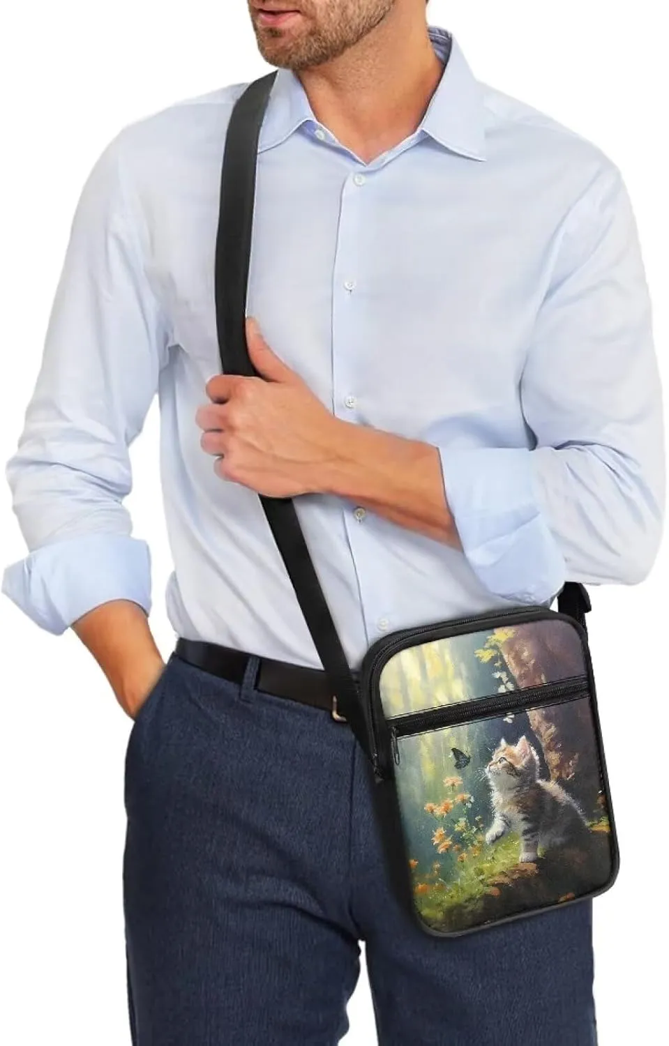 Custom Messenger Bag for Women Crossbody Bag for Men Shoulder Phone Bag Shoulder Handbag