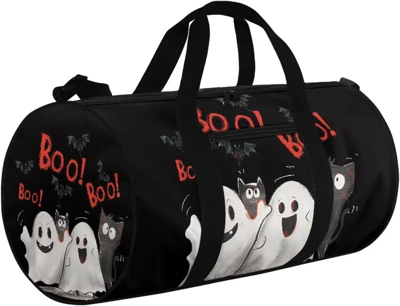 Cute Ghost Duffle Bag for Travel Ghost Travel Bags for Women Mens Gym Carry on Duffel Bags Zipper Sports Equipment Organizer for Gym Sports Yoga Bag Waterproof Weekender Bag