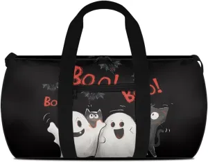 Cute Ghost Duffle Bag for Travel Ghost Travel Bags for Women Mens Gym Carry on Duffel Bags Zipper Sports Equipment Organizer for Gym Sports Yoga Bag Waterproof Weekender Bag