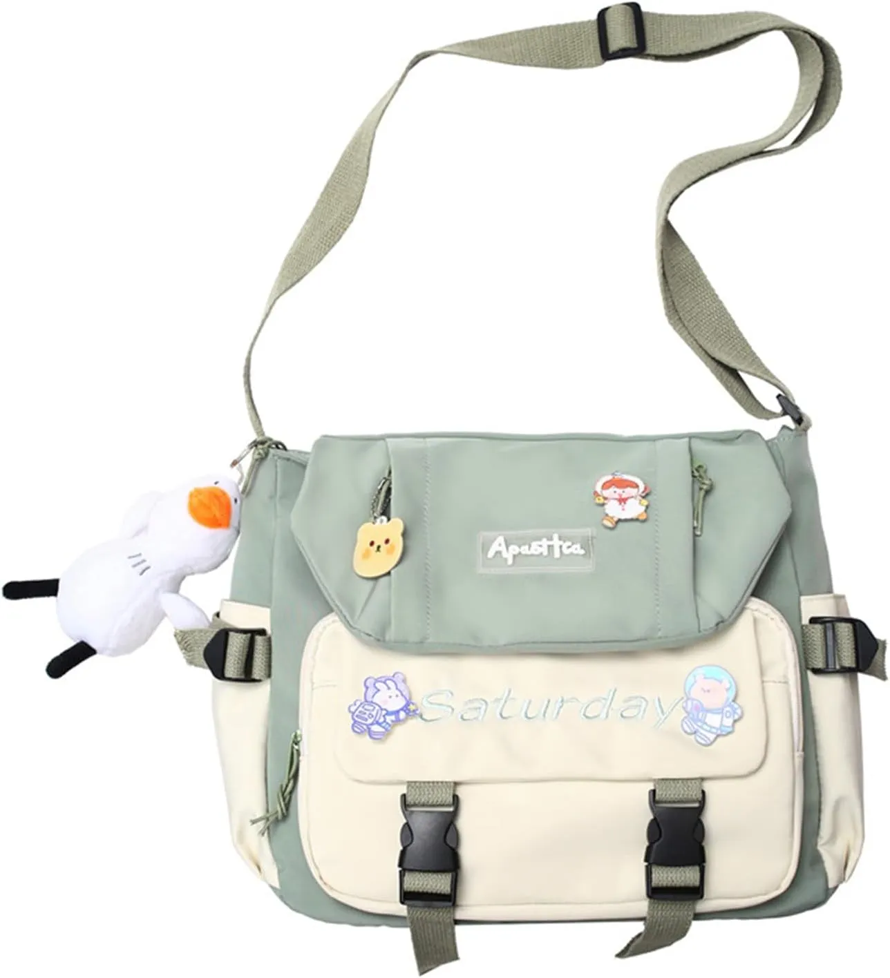 Cute Messenger Bag, Crossbody Bags for Women Kawaii Messenger Bags Purses